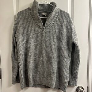 Zipper Neck Sweater